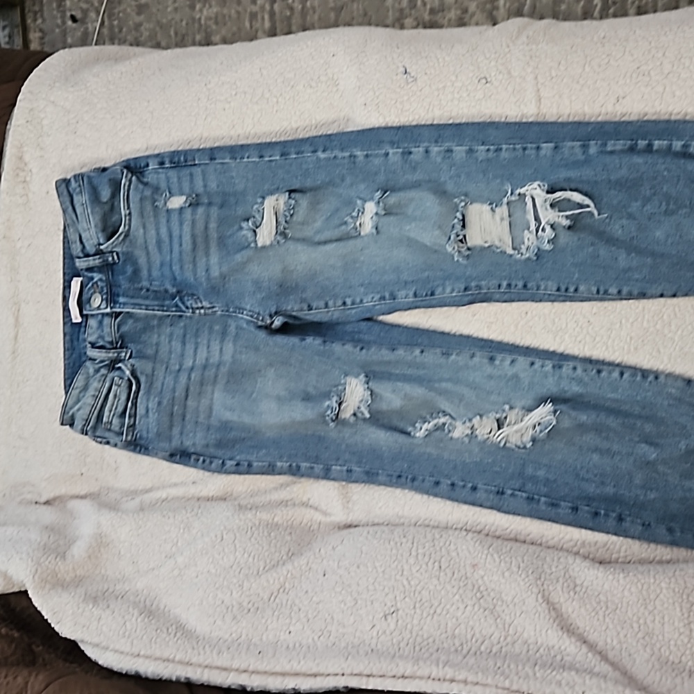 Womens SO high rise straight jeans